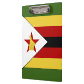 Simbabwische Flagge Klemmbrett (Links)