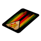 Simbabwische Flagge Magnet (Linke Seite)