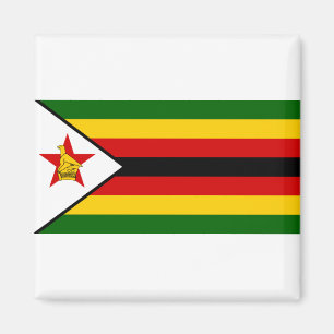 Simbabwische Flagge Magnet