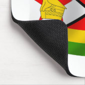 Simbabwische Flagge Mousepad (Ecke)