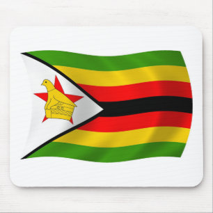 Simbabwische Flagge Mousepad