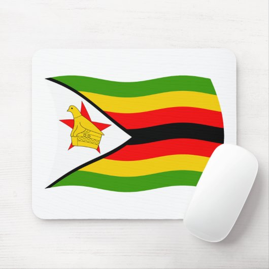 Simbabwische Flagge Mousepad (Mit Mouse)