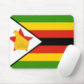Simbabwische Flagge Mousepad (Mit Mouse)