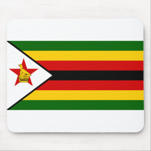 Simbabwische Flagge Mousepad