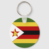 Simbabwische Flagge Schlüsselanhänger (Vorderseite)