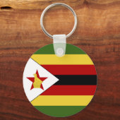 Simbabwische Flagge Schlüsselanhänger (Vorderseite)