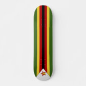 Simbabwische Flagge Skateboard (Vorne)