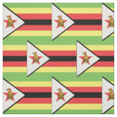 Simbabwische Flagge Stoff (Muster)