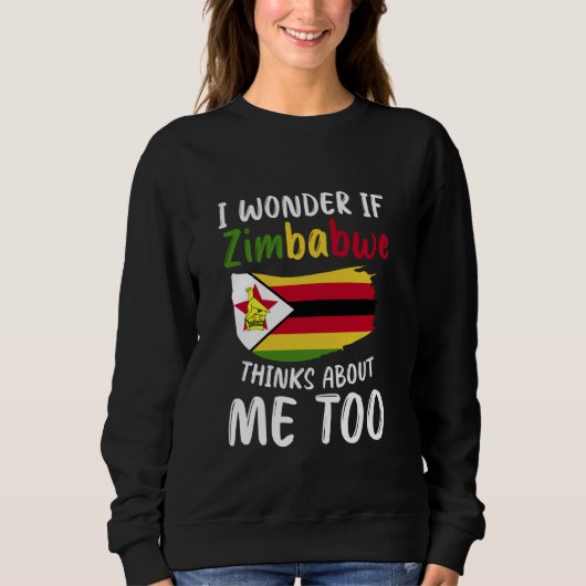 Simbabwische Flagge Sweatshirt (Vorderseite)