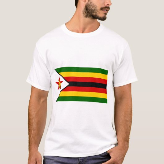 Simbabwische Flagge T-Shirt (Vorderseite)