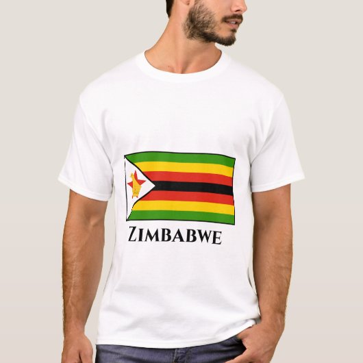 Simbabwische Flagge T-Shirt (Vorderseite)