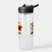Simbabwische Flagge Trinkflasche (Links)