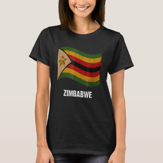 Simbabwische Flagge Vintager Stolz T-Shirt