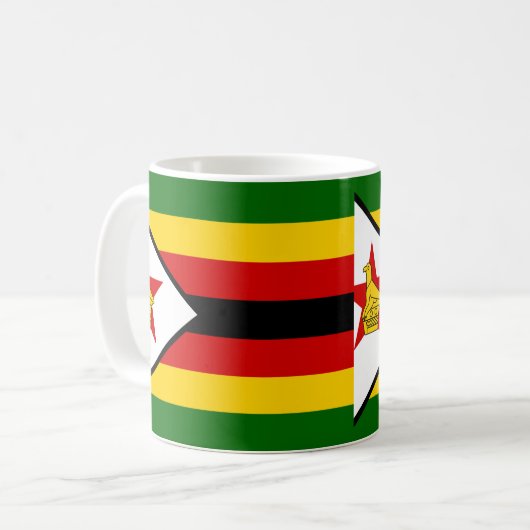 Simbabwische Keramik Kaffee Tasse (Vorderseite Links)