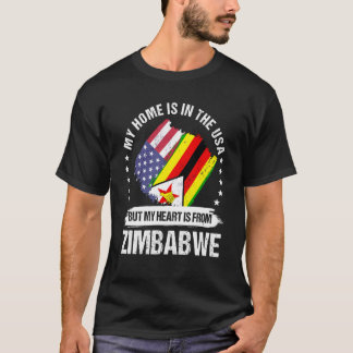 Simbabwischer amerikanischer Patriot Gewachsen Sto T-Shirt
