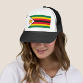 Simbabwischer Flag Truckerkappe (Beispiel)