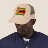 Simbabwischer Flaggenhut Truckerkappe (Beispiel)
