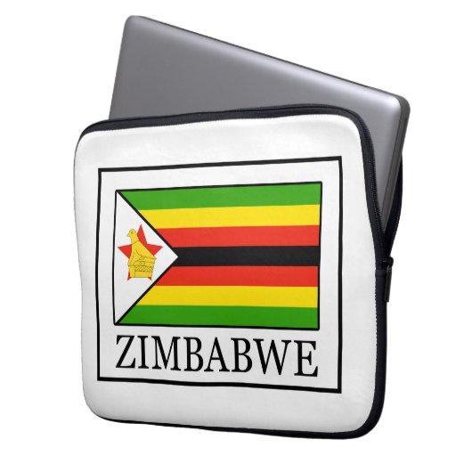 Simbabwischer Laptop Laptopschutzhülle (Vorderseite Links)