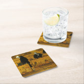 Simbergs Garten der Todesgewohnheits-Untersetzer Rechteckiger Pappuntersetzer (Vor Ort)