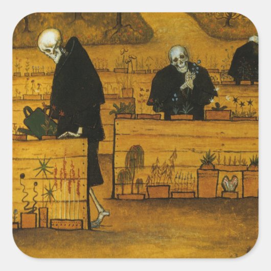 Simbergs Garten des Todes Aufkleber (Vorderseite)