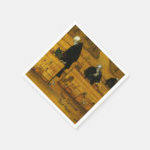 Simbergs Garten des Todes, individuelle Papierserv Serviette (Ecke)