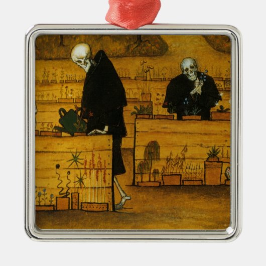 Simbergs Garten des Todes Ornament Aus Metall (Vorne)