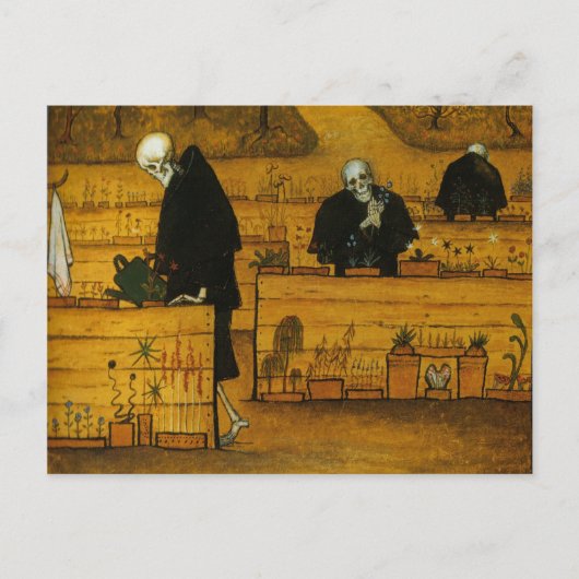 Simbergs Garten des Todes Postkarte (Vorderseite)