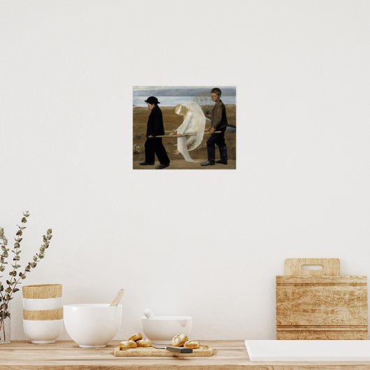 Simbergs Kunstposter "Wounded Angel" Poster (Küche)