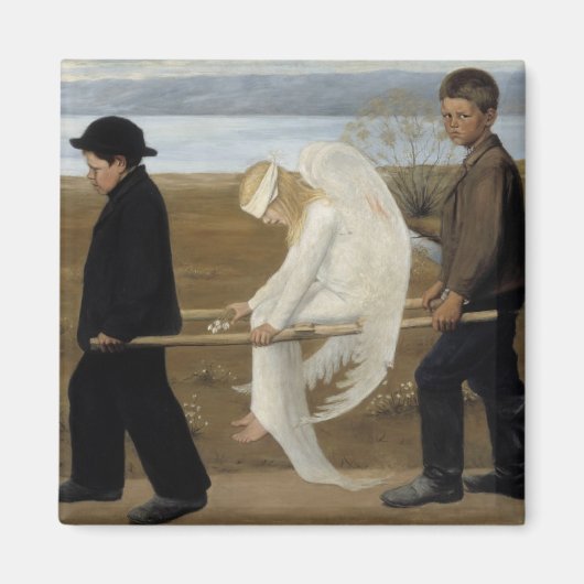 Simbergs verwundeter Angel-Magnet Magnet (Vorne)