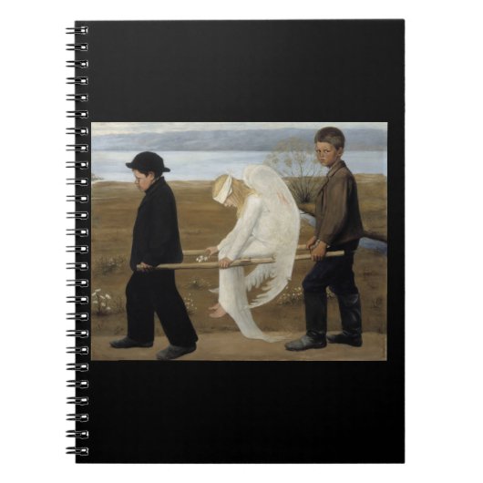 Simbergs Wunded Angel-Notizbuch Notizblock (Vorderseite)