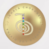 Símbolos Reiki para Diplomas cuadernos Etiketten (Design 1)