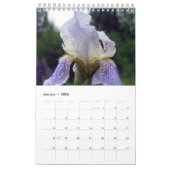 Simbols des Liebe-Blumenkalenders Kalender (Jan 2026)