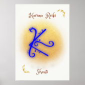 Simbulos karuna reiki poster (Vorne)