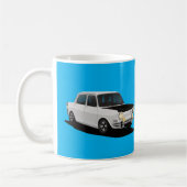 Simca 1000 Rallye Oldtimer-Illustration Kaffeetasse (Links)