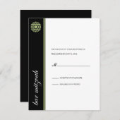 Simcha Bar Mitzvah Reply RSVP Karte (Vorne/Hinten)