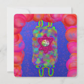 Simchat Torah Shmini Atzeret Blasen sukkah Torah Einladung (Vorderseite)