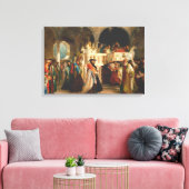 Simchat Torah von Solomon Hart - Circa 1850 Leinwanddruck (Insitu (Wohnzimmer))