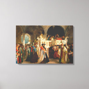 Simchat Torah von Solomon Hart - Circa 1850 Leinwanddruck