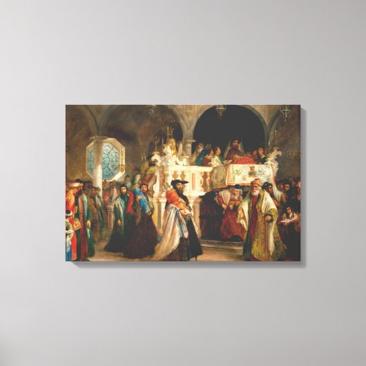Simchat Torah von Solomon Hart - Circa 1850 Leinwanddruck (Vorderseite)