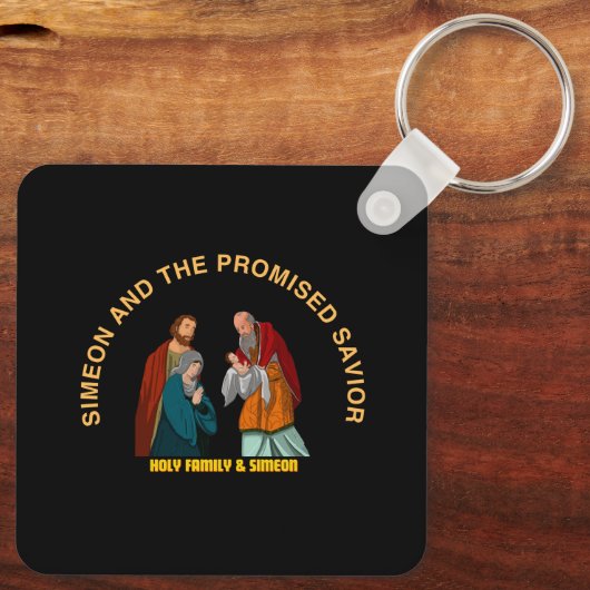 SIMEON AND THE PROMISED SAVIOR SCHLÜSSELANHÄNGER (Rückseite)