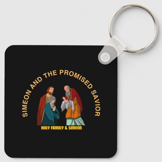 SIMEON AND THE PROMISED SAVIOR SCHLÜSSELANHÄNGER (Rückseite)