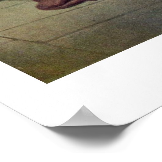 Simeon � Lob von Rembrandt Van Rijn Poster (Ecke)