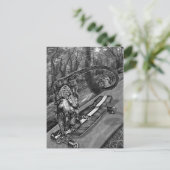 Simeon Skateboard Selfie Postkarte (Stehend Vorderseite)