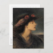 Simeon Solomon Night CC0419 Lieblingspostkarte Postkarte (Vorne/Hinten)