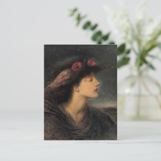 Simeon Solomon Night CC0419 Lieblingspostkarte Postkarte (Stehend Vorderseite)