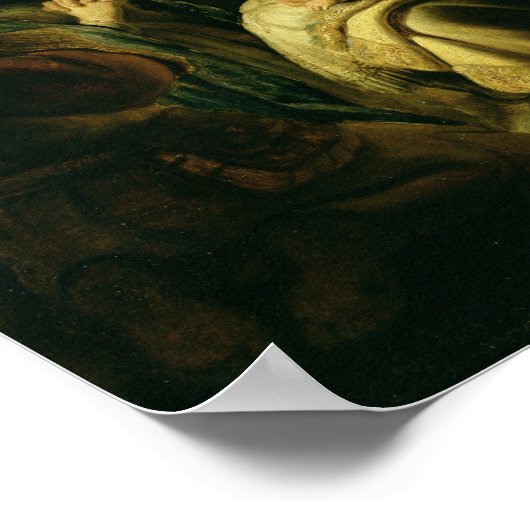 Simeon und Hannah im Tempel, c.1627 Poster (Ecke)