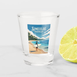 Simeulue Insel Indonesien Schnapsglas