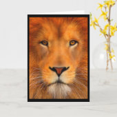 Simha Lion Grußkarte (Leere) Karte (Gelbe Blume)