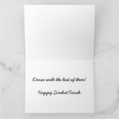 Simhat Torah Schwingen Karte (Innenseite)