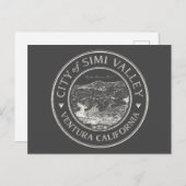 SIMI VALLEY CALIFORNIA - SANTA SUSANA PASS POSTKARTE (Vorne/Hinten)